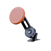 INF Magnetni silikonski stojalo z lepilno bazo in podaljškom, 360° Orange, (5000291851)