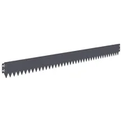 Vidaxl Robovi trave 30 szt. 103 x 10 cm Jeklo Antracit