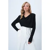 Trend Alacati Stili Ženska bluza Alc-X14585, Crna