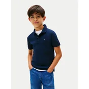 Tommy Hilfiger Polo majica Essential KB0KB10007 Mornarsko modra Regular Fit
