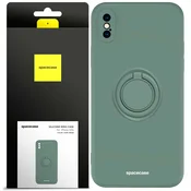 Spacecase SPACECASE SILIKONSKI OVITEK OBROČ ZA IPHONE X XS TEMNO ZELEN OVITEK, (21962519)