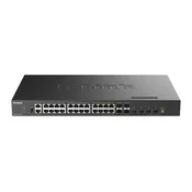 D-Link DXS-3410-32XY/E - upravljana stikala z možnostjo zlaganja 10G L3, 24*10GBASE-T 4*10G SFP 4*25G SFP28 Multi-Gigabit