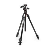 Manfrotto 055 Karbon 3-segmentno foto stojalo s 3-smerno glavo + MOVE system (MK055CXPRO33WQR) + GRATIS nosilec za telefon (MTWISTGRIPK)