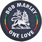 Bob Marley Lion Iron-On Patch