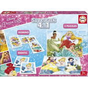 EDUCA komplet igre Princess, 4 u 1