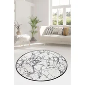 Conceptum Hypnose Tepih Marble, O100cm, Beli