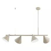 Luster na sajli ZELTA 4xE27/15W/230V bež