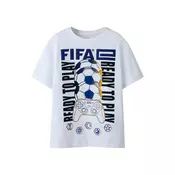 NAME IT Majica NKMASEKEL FIFAE  marine / gorčica / črna / bela