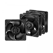 ARCTIC S12038-8K - 3 Pack Računalniško ohišje Ventilator 12 cm Črna 3 kos(-i)