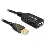 Delock Kabel USB 2.0, A-A moški/ženska podaljšek 20m, aktiven