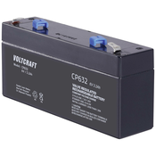 Voltcraft VOLTCRAFT CE6V/3\,2Ah VC-12713935 svinčeni akumulator 6 V 3.2 Ah svinčevo-koprenast (Š x V x G) 134 x 67 x 34 mm ploščati vtič 4\,8 mm brez vzdrževanja, (20829142)