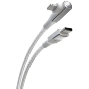 SCOSCHE, StrikeLine™ USB-C® na pravokutni Lightning® kabel, 1.2m, bijeli