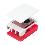 Kucište za RaspberryPi 5, belo-crveno