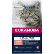 Eukanuba Senior Grain Free bogata lososom - 2 kg