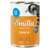 Varčno pakiranje Smilla perutninski lonček 24x400 g - Mešano pakiranje