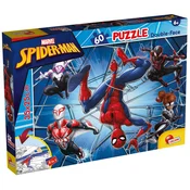 Slagalica Lisciani 60Pcs Marvel Spiderman 2U1 Slozi I Oboji 99634