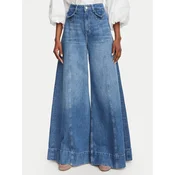 BOSS Jeans hlače C Jane 50564408 Modra Wide Leg