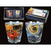 shumee Komplet 2 kozarcev za viski - V. Van Gogh. Zvezdna noč + Terasa kavarne ponoči (carmani)