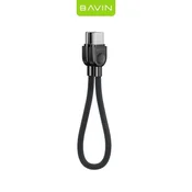 BAVIN CB411 pleteni kabal 15CM TYPE C na TYPE C crni