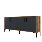 Hanah Home Kiev Komoda, Braon-Siva