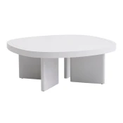 Klubska mizica Kailua 2333 Siva, 35x92x92cm, MDF plošča, Kotna
