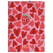 FASCIKL KLAPNA S GUMICOM PP A4 FRUITY LOVE BRUNNEN 10-41604 522