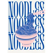 Plakat 21x30 cm Rezanci Ramen Rezanci Juha Restavracija A4