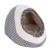 Plišasta luknja White Dots - D 40 x Š 40 x V 28 cm