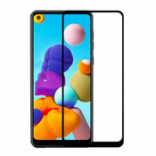MG Hard Full Glue zaščitno steklo za Samsung Galaxy A21/A21s, črna