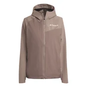 Adidas W MT 2L RAIN JK, ženska jakna za planinarenje, bež HAU51