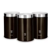 Berlingerhaus Komplet škatle za hrano 3 kosi Shiny Black Collection BH-6828