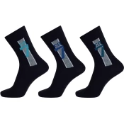 Cr7 BOYS SOCKS 3-PACK, dječje čarape, crna 8470-80