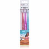 TELLO 4480 Junior 3pack dječja četkica za zube 3 kom