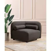 Atelier del Sofa Fotelja Viktor 90x74x90cm Tamnosiva