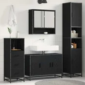 vidaXL Komplet pohištva za kopalnico 3 pcs Star les 90 x 33 x 60 cm