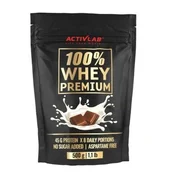 100% Whey Premium proteini s okusom cokolade Activlab (500 g)