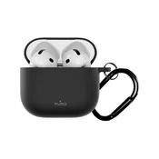 Puro Ovitek za AirPods 4 Icon – črn