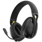 Slušalice Uvi Bee, bežicne, gaming, mikrofon, over-ear, PC, crne UVIBEEWLESS