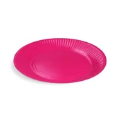 Papirnati krožnik (FSC Mix) fuksija O23cm [10 kosov]