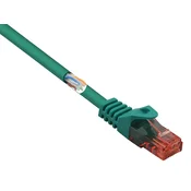 Renkforce Renkforce RF-5153666 RJ45 omrežni kabel\, Patch kabel CAT 6 U/UTP 3.00 m zelena z zaščitnim zapornim zatičem\, brez halogena 1 kos, (20418114)