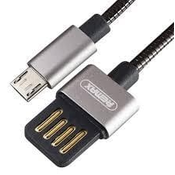 Podatkovni in polnilni kabel RC-080m Silver serpent, micro USB, Remax, 1m, črna