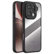 AVIZAR Celotni Ovitek za Oppo Find X9 Pro Hibridni Dizajn z Ojačanim Robom, Prozorna črna, (5000275257)