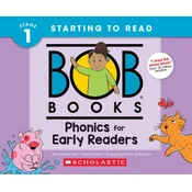 Bob Books - Phonics for Early Readers Hardcover Bind-Up Phonics, Ages 4 and Up, Kindergarten (Stage 1: Starting to Read)