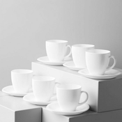 ŠALICE SET S TANJURIĆIMA CARINE 220ml 6/1