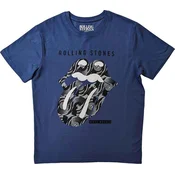 The Rolling Stones Steel Wheels Iris Blue M Majica