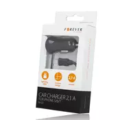 Forever M-01 punjač za automobil za iPhone 8-PIN 2.1A, crni