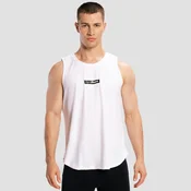 GymBeam Men‘s Combat Tank Top White