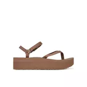 Teva Sandali Flatform Slim 1164630 Rjava