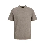 JACK & JONES Pulover JPRBLURILEY pikčasto rjava