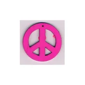 Drveni privezak „peace“ ciklama
